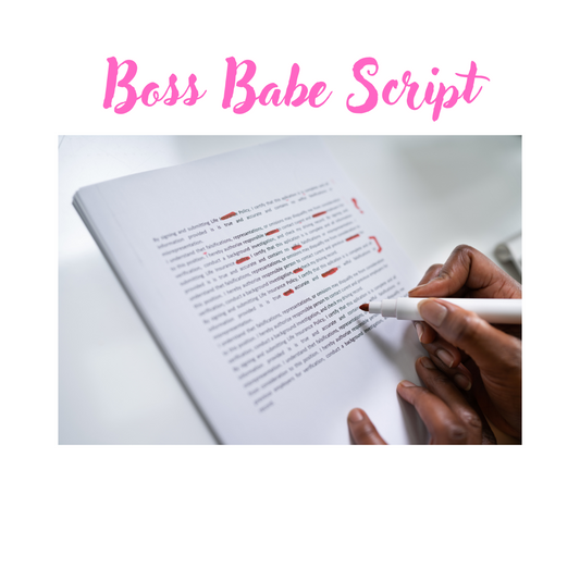 Boss Babe Beginner-friendly Phone Script + Contract Bundle